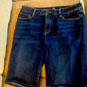 Bermuda denim shorts